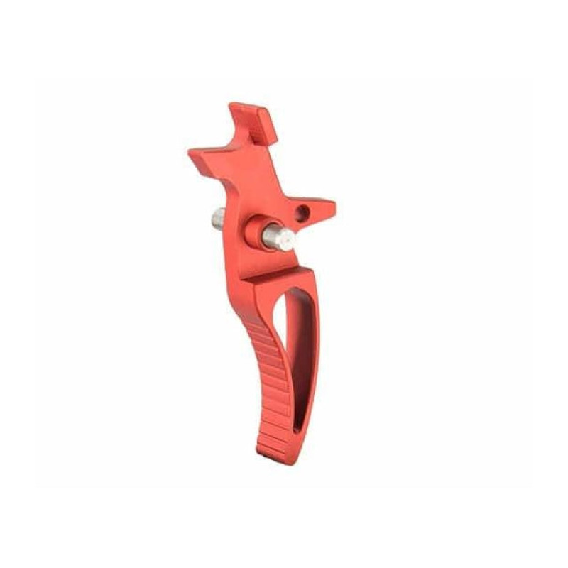 Détente AEG V2 Speed Skeleton Curved rouge