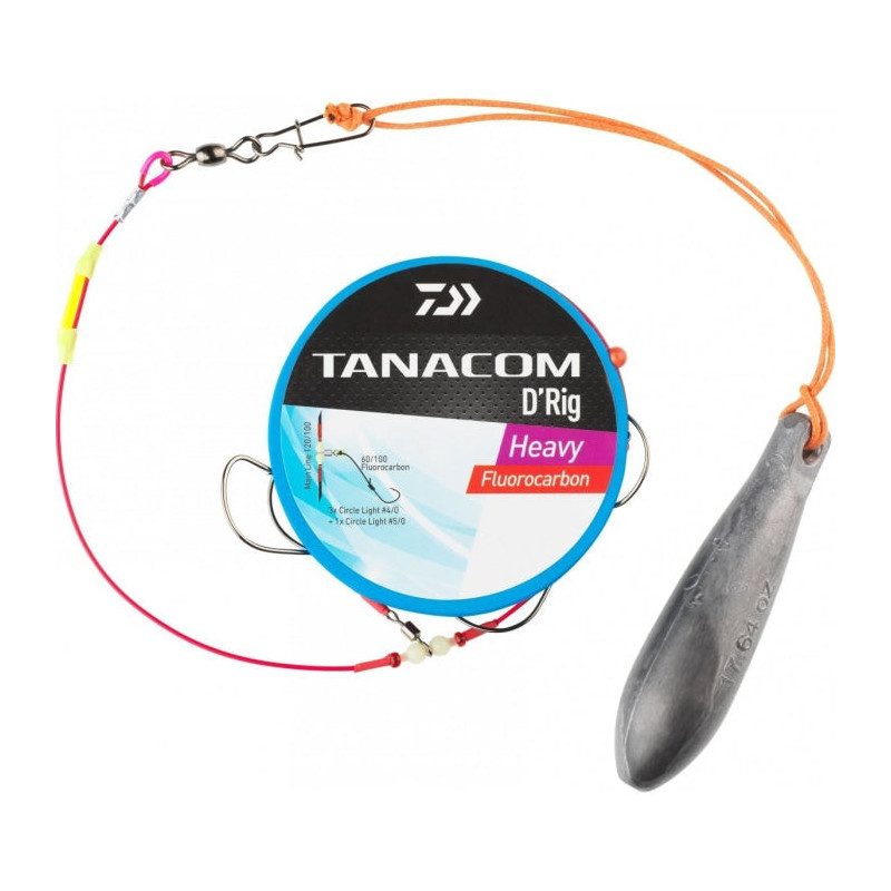 DP23 - Bas de ligne montée Daiwa Tanacom Pêche Profonde Heavy