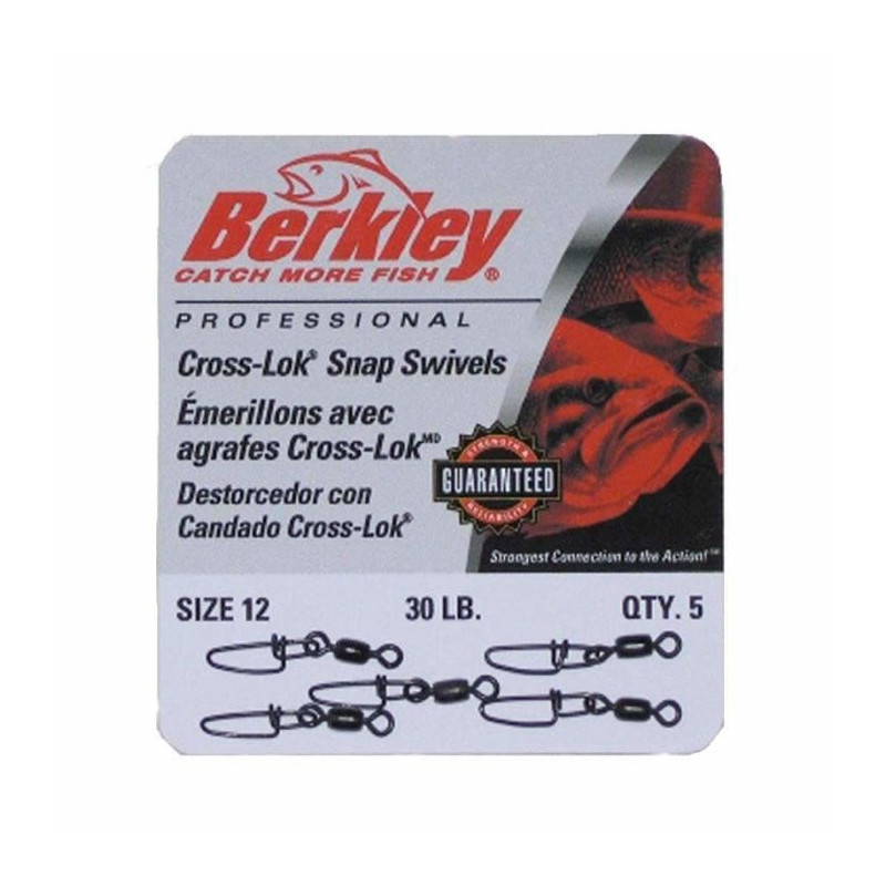 DP23 - Emerillon Berkley McMahon Cross-Lok Snaps Swivels