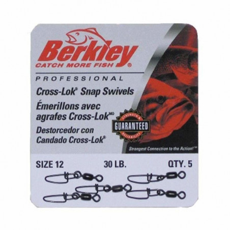 DP23 - Emerillon Berkley McMahon Cross-Lok Snaps Swivels