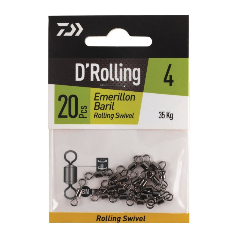 DP23 - Émerillon Daiwa baril Classic Rolling Swivel