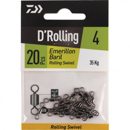 DP23 - Émerillon Daiwa baril Classic Rolling Swivel