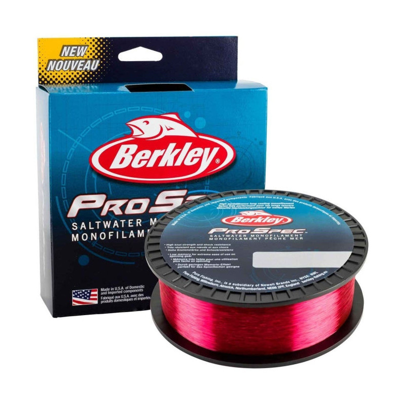 DP23 - Nylon Berkley Pro Spec Saltwater Rouge - 1000 m