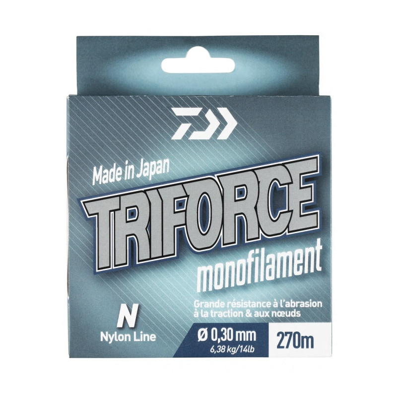 DP23 - Nylon Daiwa Triforce Gris - 270 m