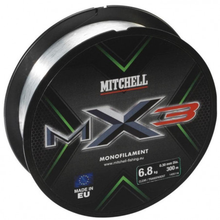 DP23 - Nylon Mitchell MX3 Low vis Translucide - 150m
