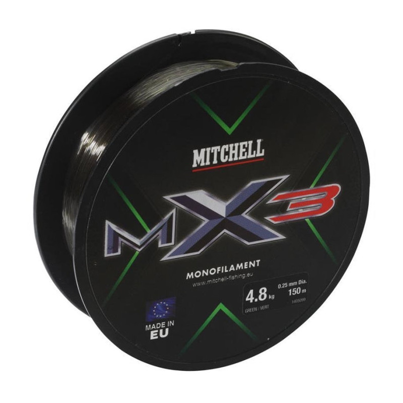 DP23 - Nylon Mitchell MX3 Low vis Vert - 150m