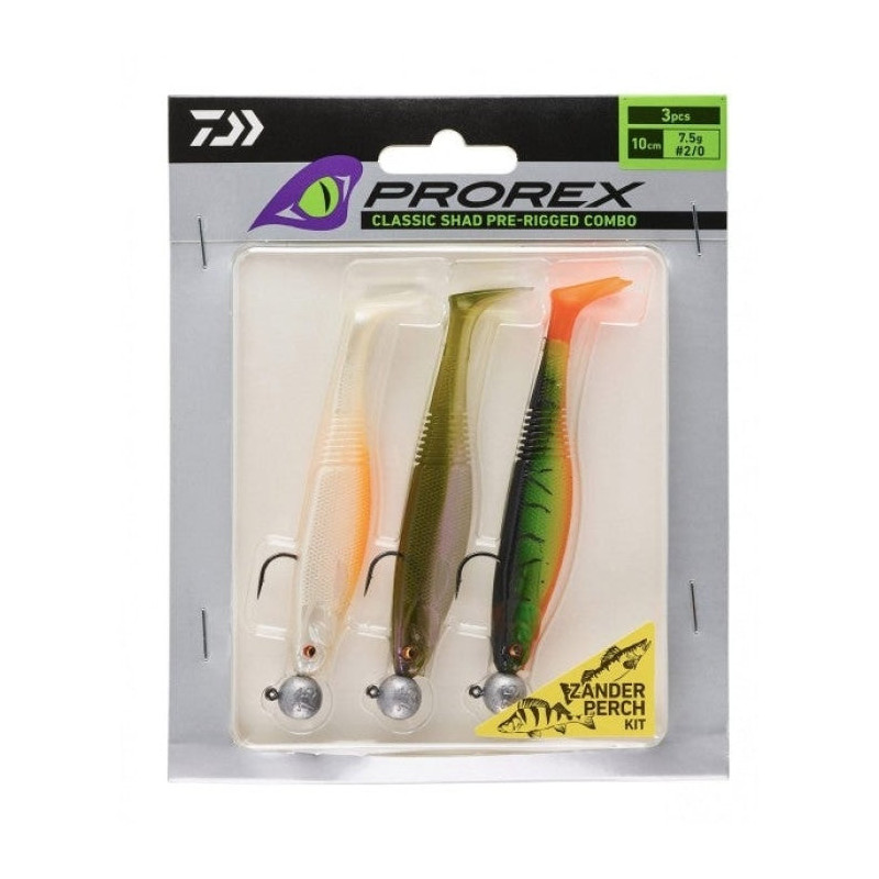 DP23 - Pack de leurre Classic Shad Pre-Rigged Combo