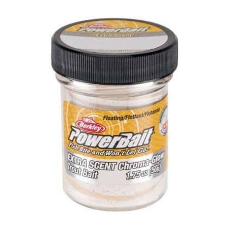 DP23 - Pâte a truite Berkley Powerbait Glitter Chroma Glow