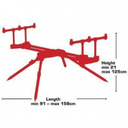 DP23 - Rod Pod JRC Cocoon Quad Pods