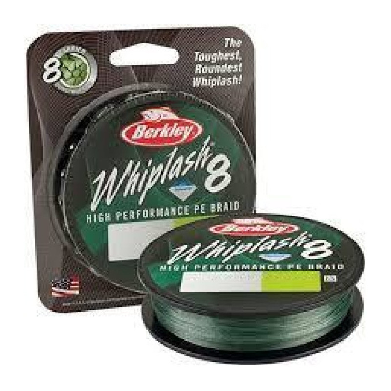 DP23 - Tresse Berkley Whiplash 8 Vert - 150 m