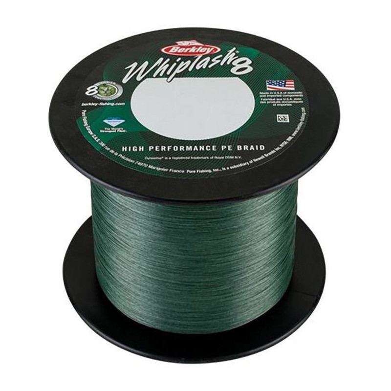 DP23 - Tresse Berkley Whiplash 8 Vert - 2000 m