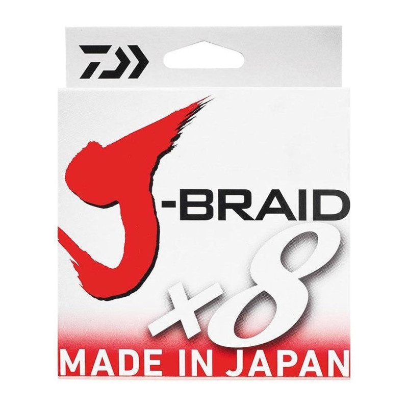 DP23 - Tresse Daiwa J-Braid X8 Vert - 150 m