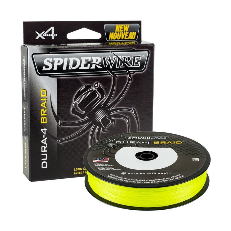 DP23 - Tresse SpiderWire Dura 4 - Jaune
