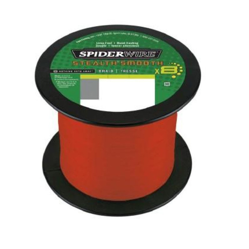 DP23 - Tresse Spiderwire Smooth 8 Rouge - 2000 m