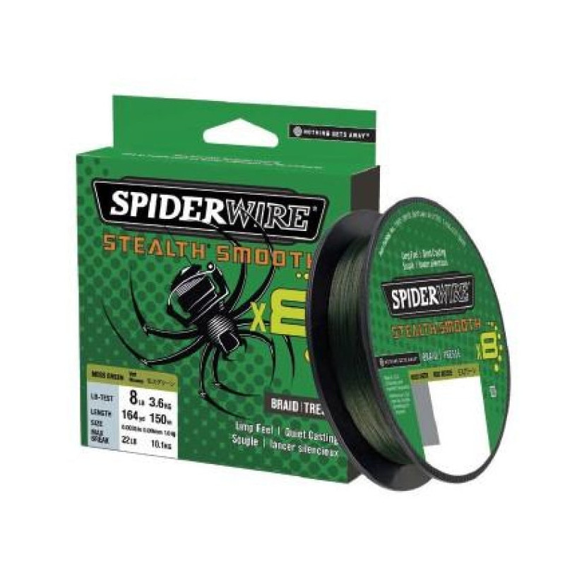 DP23 - Tresse Spiderwire Smooth 8 Vert - 150 m