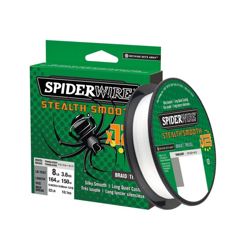 DP23 - Tresse SpiderWire Stealth Smooth 12 - Translucide