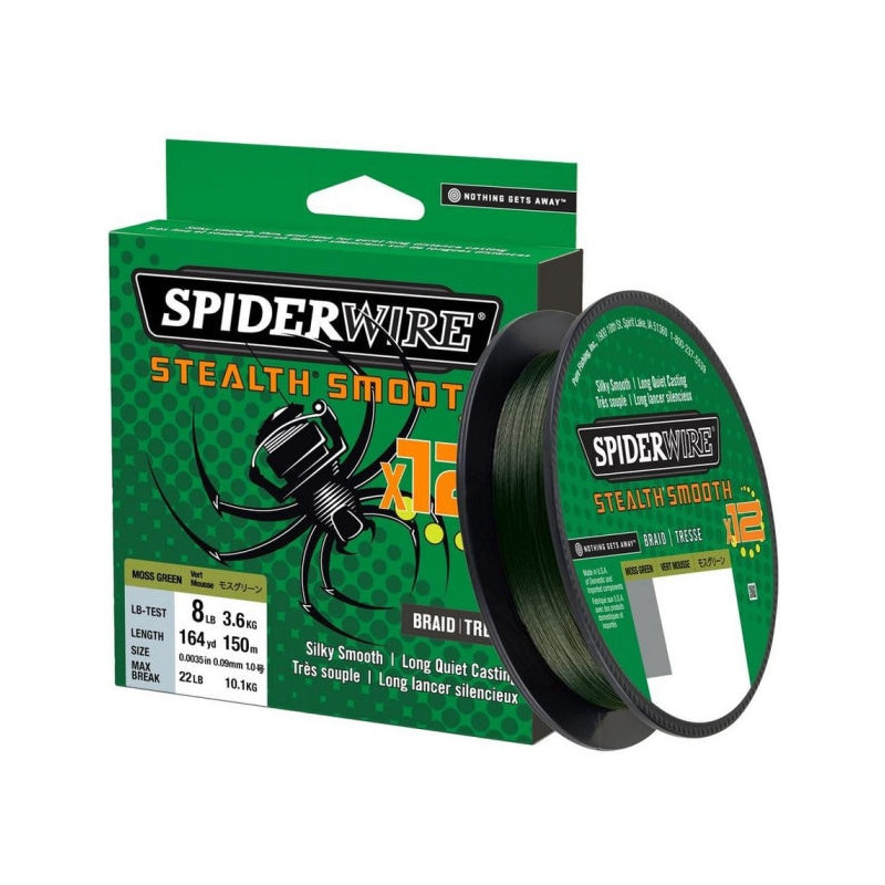 DP23 - Tresse SpiderWire Stealth Smooth 12 - Vert
