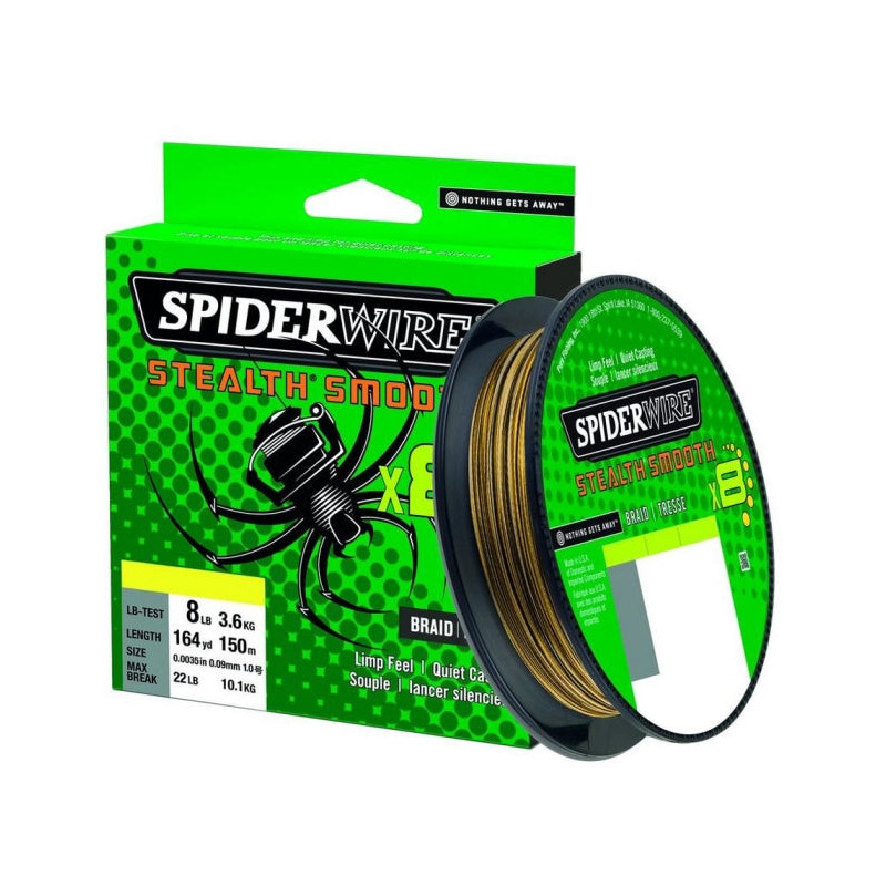 DP23 - Tresse SpiderWire Stealth Smooth 8 - Camo