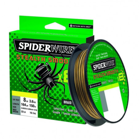 DP23 - Tresse SpiderWire Stealth Smooth 8 - Camo