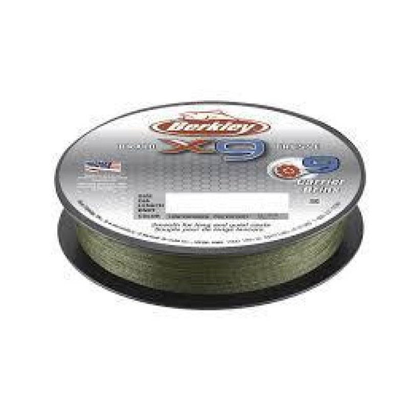 DP23 - Tresses Berkley X9 Braid Low Vis Vert - 150 m