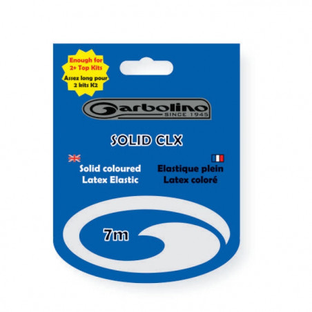 Élastique plein Garbolino latex coloré - 7 m
