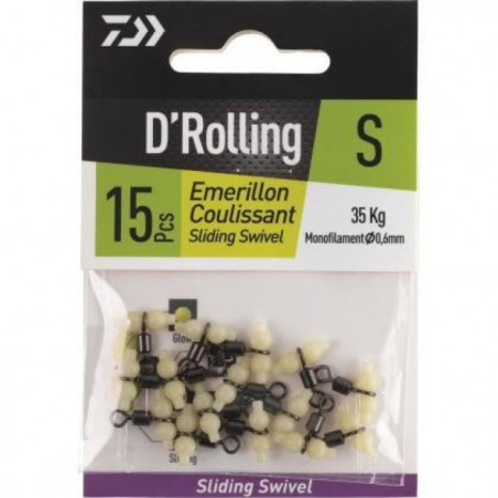 Émerillons Daiwa Baril Coulissant Phospho Sliding Swivel