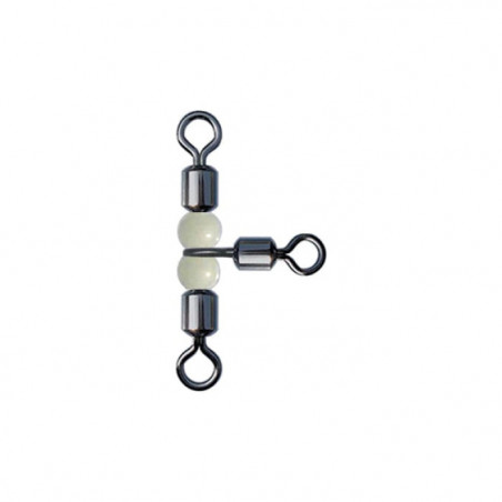 Émerillons rotatif Sunset Triple Rolling W/ Beads St-S-1027