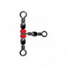 Émerillons rotatif Sunset Triple Swivel W/ Beads St-S-1706