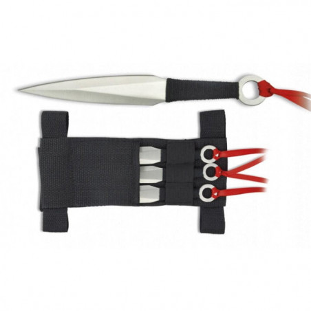 Ensemble de 3 couteaux de lancer Martinez Albainox