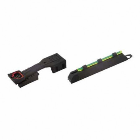 Ensemble Hausse et Guidon Hi Viz pour bande 6.3 à 9.7 mm - Vert