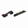 Ensemble Hausse et Guidon Hi Viz pour bande 6.3 à 9.7 mm - Vert