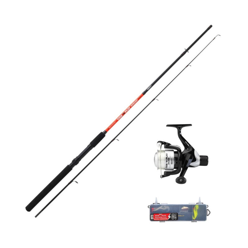 Ensemble lancer Sert Kit Fish ’N Play Spincast 2102 201Rd Box