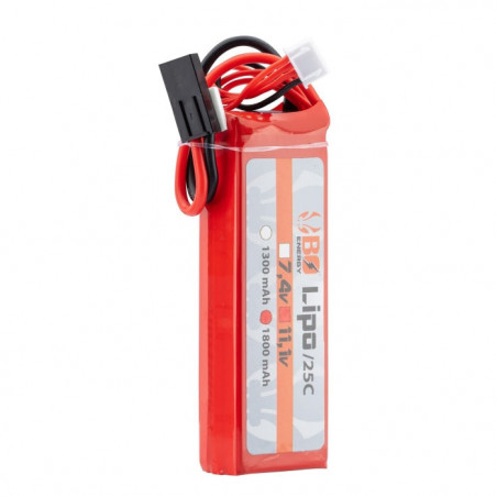 1 stick batterie Lipo 3S 11.1V 1800mAh 25C