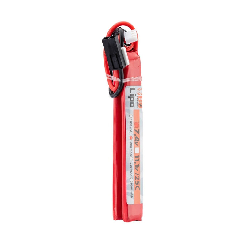 2 sticks batterie Lipo 2S 7.4V 1200mAh 25C