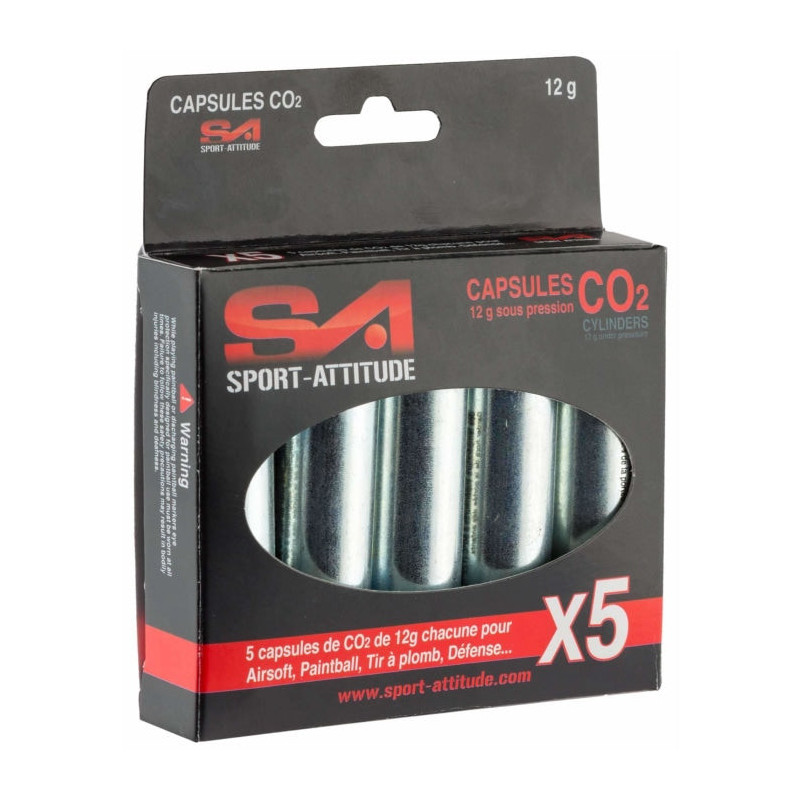 5 sparclettes 12 g de CO2