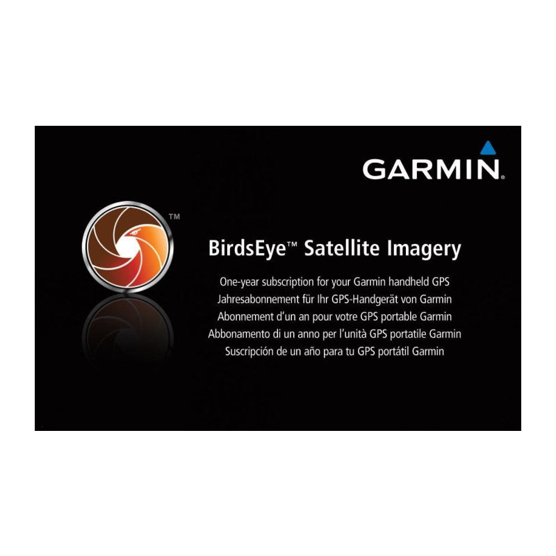 Abonnement GPS Garmin BirdsEye Satellite Imagery