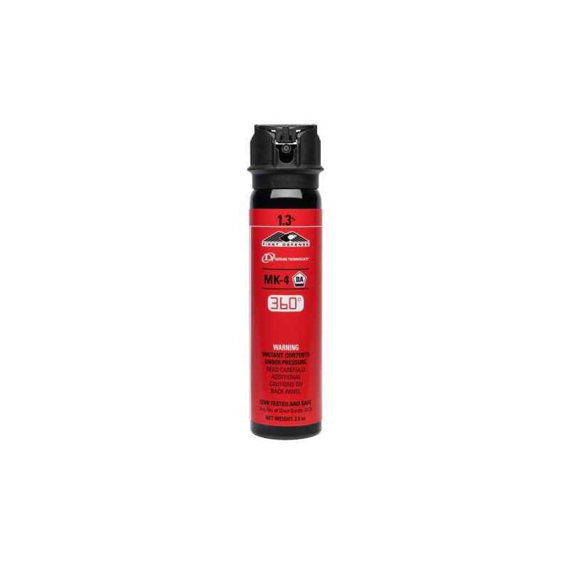 Aérosol Defense Technology MK-4 First Defense Gel poivre 360° 1.3%