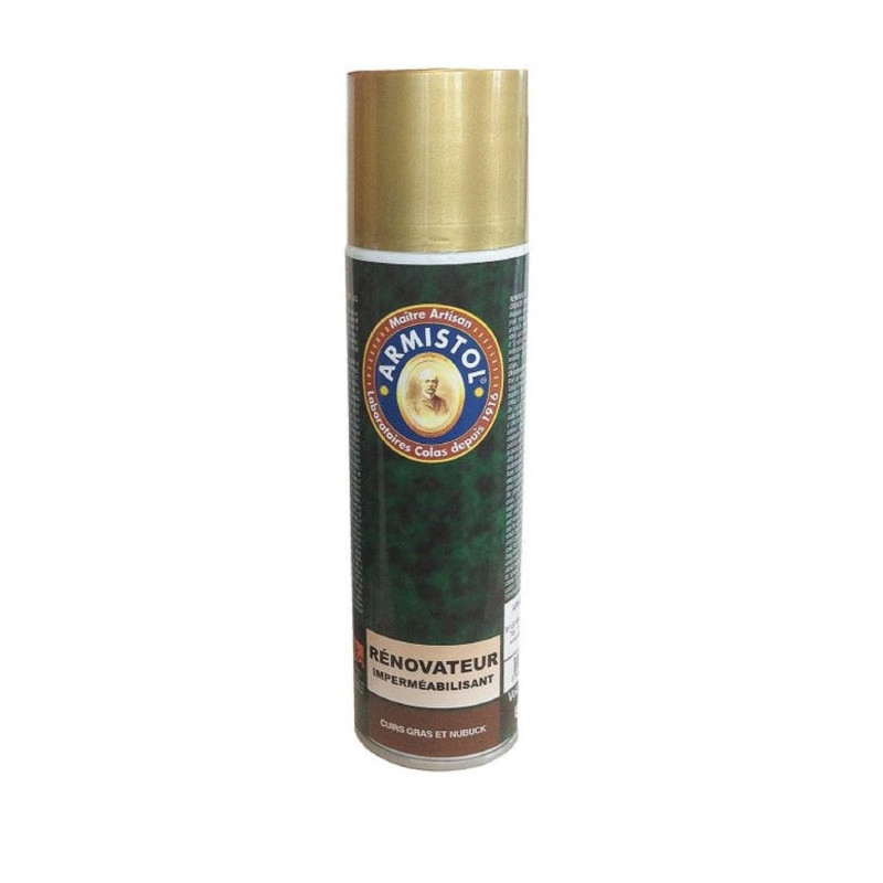 Aérosol rénovateur imperméabilisant cuir gras et nubuk Armistol - 250 ml