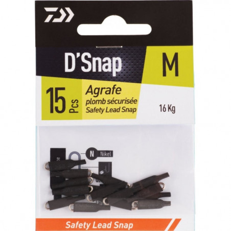 Agrafes Daiwa à Plomb sécurisée