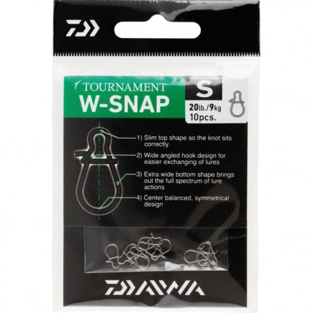 Agrafes Daiwa Tournament W-Snap