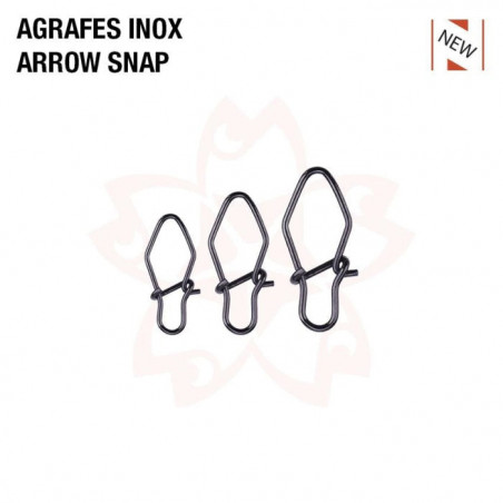 Agrafes Sakura Diamond Snap - Nickelées - Par 10