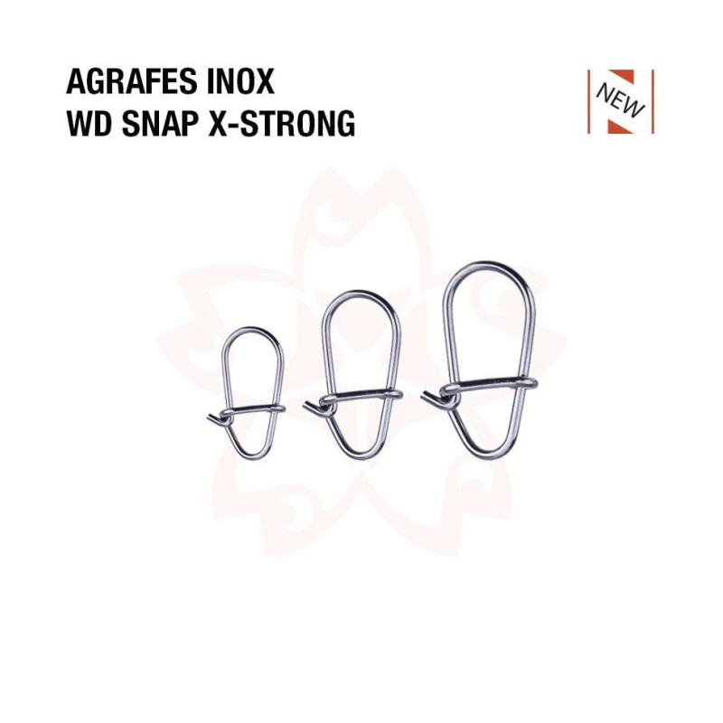 Agrafes Sakura WD Snap X-Strong - Nickelées - Par 10