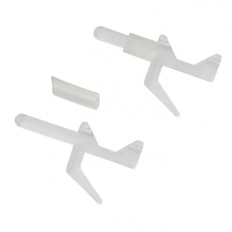 Agrafes Sunset Plastic Bait clip Tube ST-2301 - Par 5