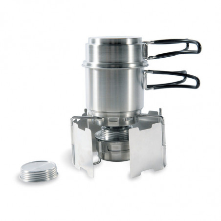 Alcohol Burner Set Tatonka - Rechaud Mug Couvercle Paravent