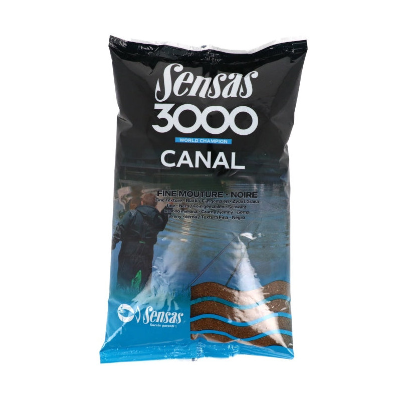 Amorce Sensas 3000 Canal Fine Mouture - 1 kg