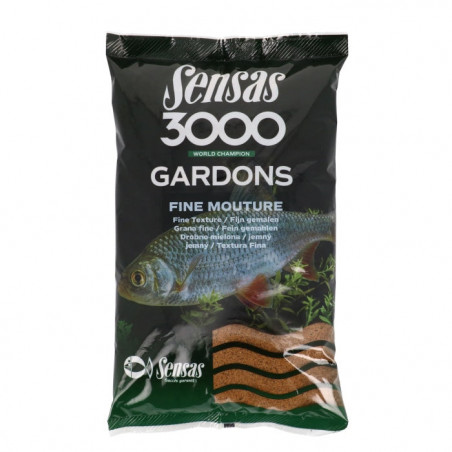 Amorce Sensas 3000 Gardons Fine Mouture - 1 kg