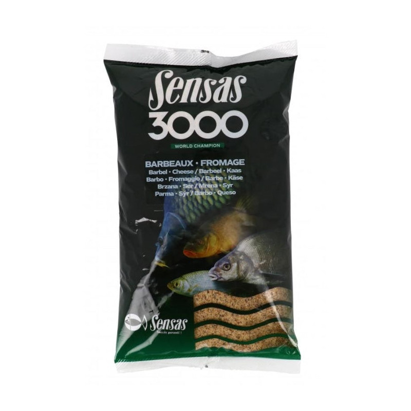 Amorce Sensas 3000 Barbau Fromage - 1 kg