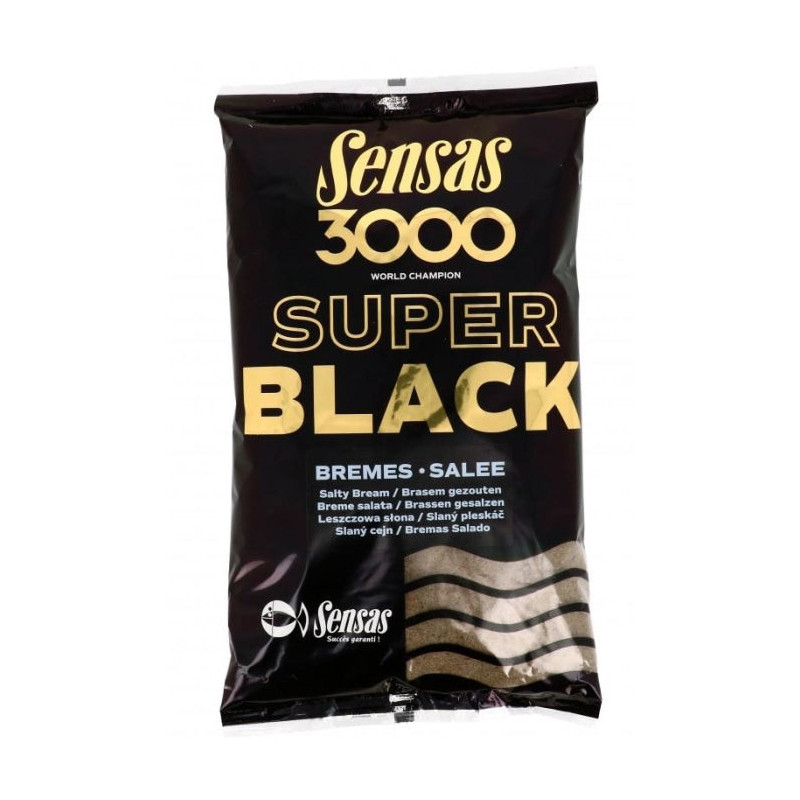 Amorce Sensas 3000 Dark Brèmes Salée - 1 kg