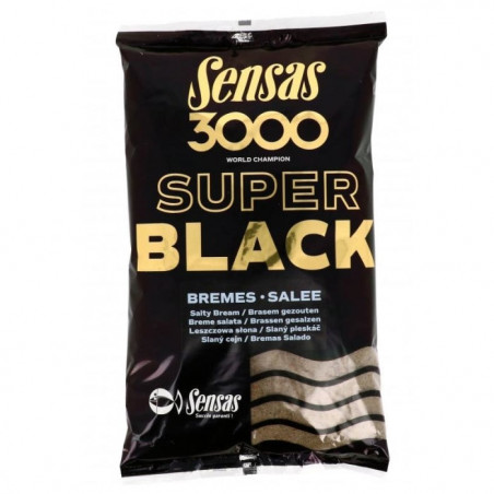 Amorce Sensas 3000 Dark Brèmes Salée - 1 kg
