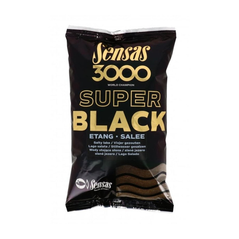 Amorce Sensas 3000 Dark Étang Salée - 1 kg